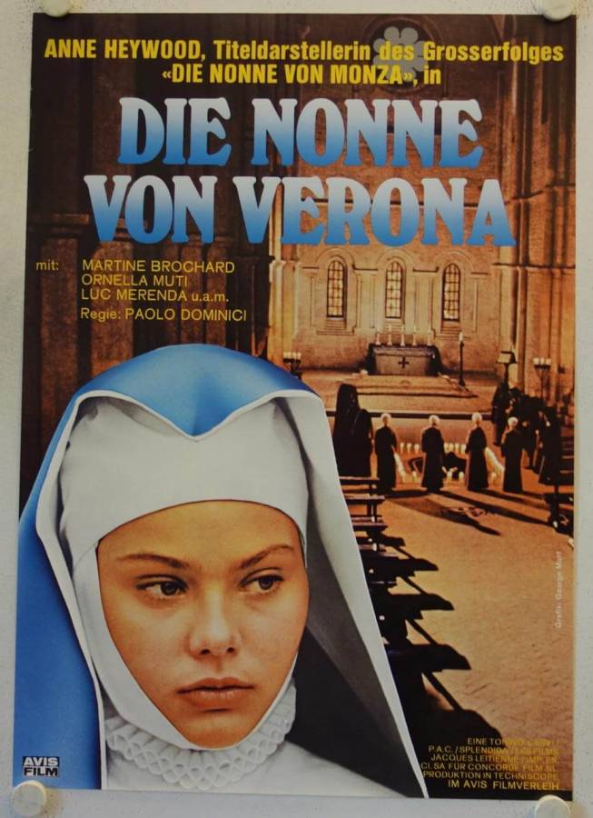 Die Nonne von Verona originales deutsches Filmplakat